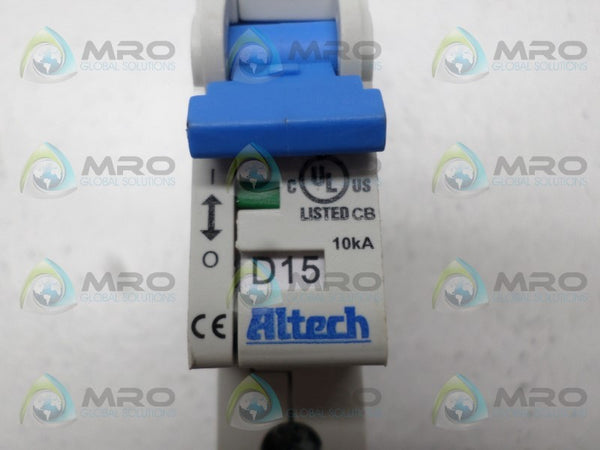 ALTECH 1DU15L CIRCUIT BREAKER 15A  NSNP