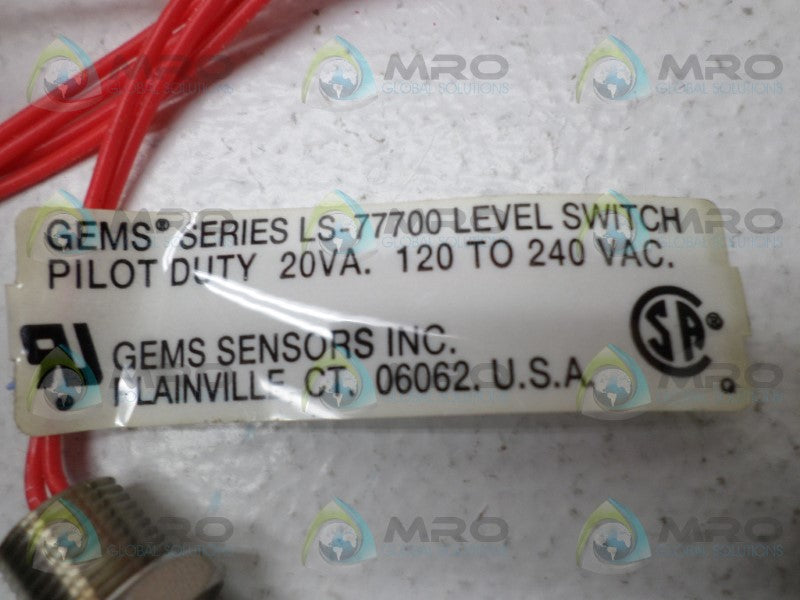 GEMS 117716 LS-77700 LEVEL SWITCH *NEW NO BOX*