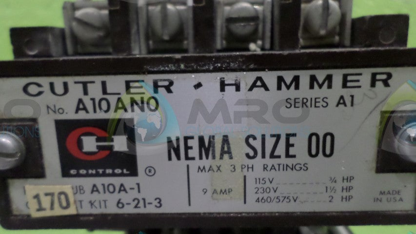 CUTLER HAMMER A10AN0 CIRCUIT BREAKER *USED*
