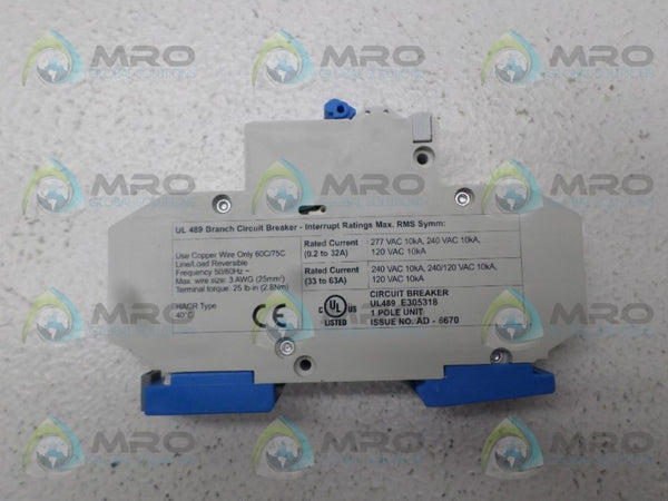 ALTECH 1DU2L CIRCUIT BREAKER 2A  NSNP
