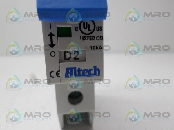 ALTECH 1DU2L CIRCUIT BREAKER 2A  NSNP