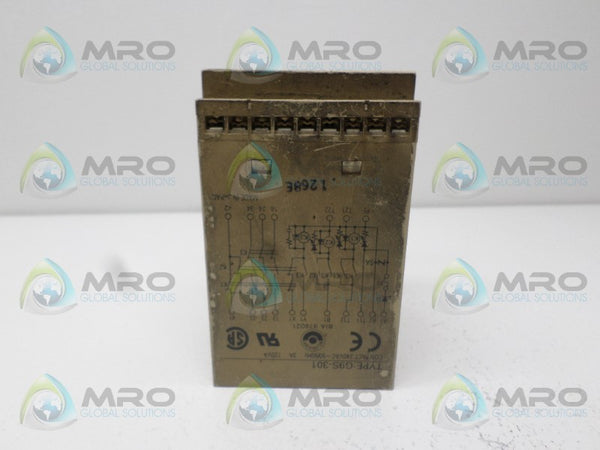OMRON G9S-301 SAFETY RELAY UNIT 24VDC UNMP