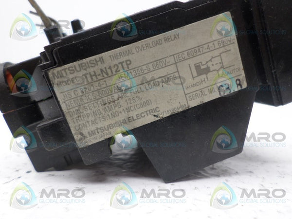 MITSUBISHI TH-N12TP OVERLOAD RELAY 1-1.6A UNMP