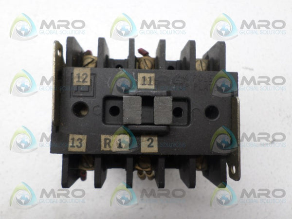 SQUARE D 8501-G020 CONTROL RELAY 110/120V UNMP