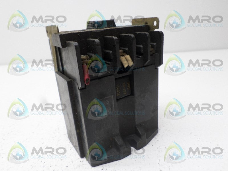 SQUARE D 8501-G020 CONTROL RELAY 110/120V UNMP