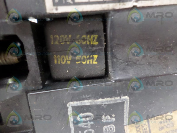 SQUARE D 8501-G020 CONTROL RELAY 110/120V UNMP