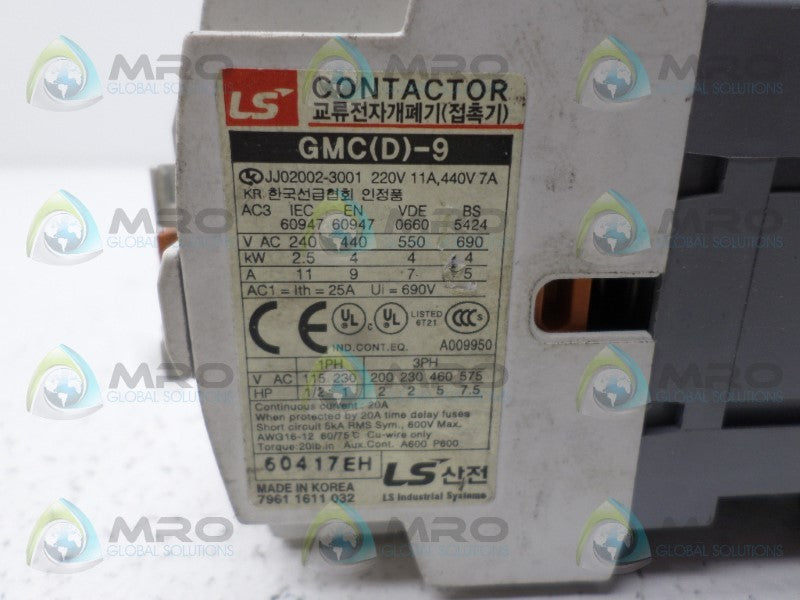 CONTACTOR LS GMC-9 277V UNMP