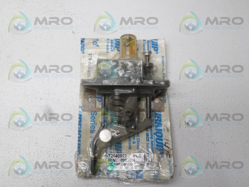 LUBRIQUIP 376-000-000 LUBRICATOR PUMP * NEW IN ORIGINAL PACKAGE *