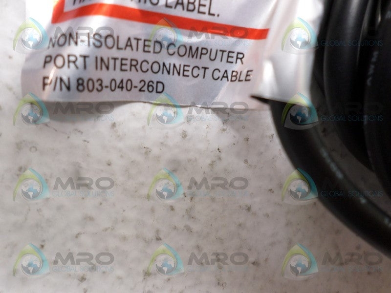 MOORE 803-040-26D INTERCONNECT CABLE *NEW NO BOX*