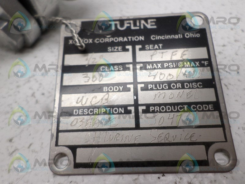 TUFLINE 03665E BALL VALVE 1/2"  NSNP