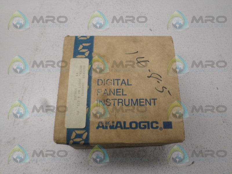 ANALOGIC AN2559-L-P-X-2DZL DIGITAL METER NSFS