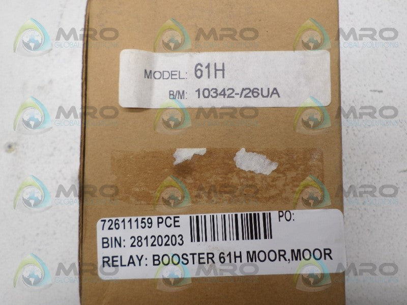 MOORE 61H 10342-/26UA BOOSTER RELAY *FACTORY SEALED*