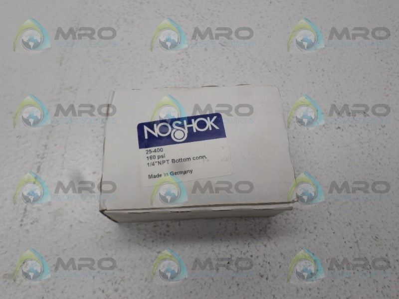 NOSHOK 25-400-160 PRESSURE GAUGE 0-160 PSI  NSMP