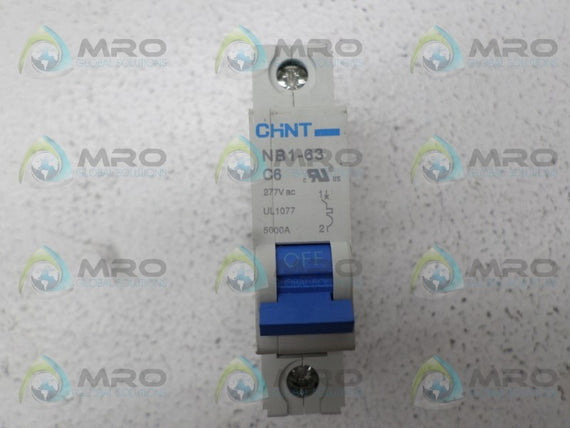 CHINT NB1-63-C6 CIRCUIT BREAKER 6A *NEW NO BOX*