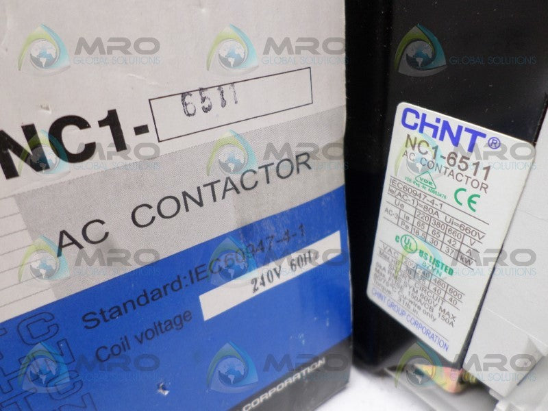 CHNT NC1-6511 CONTACTOR 240V  *NEW IN BOX *