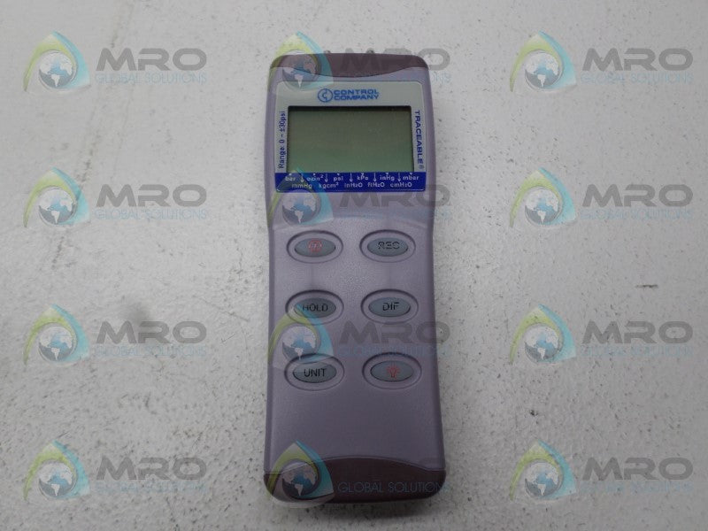 CONTROL COMPANY 3462 TRACEABLE MANOMETER  NSNP