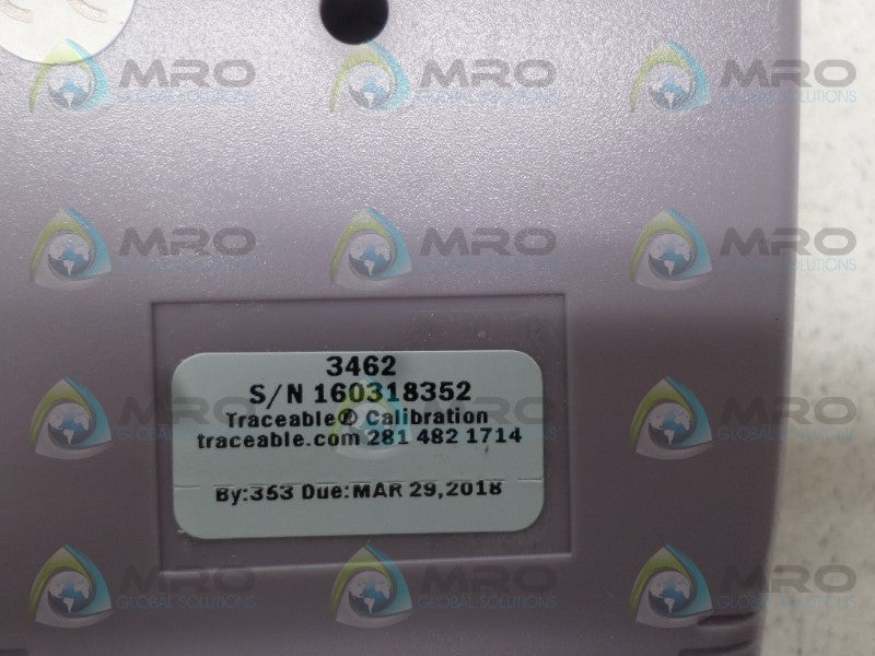CONTROL COMPANY 3462 TRACEABLE MANOMETER  NSNP