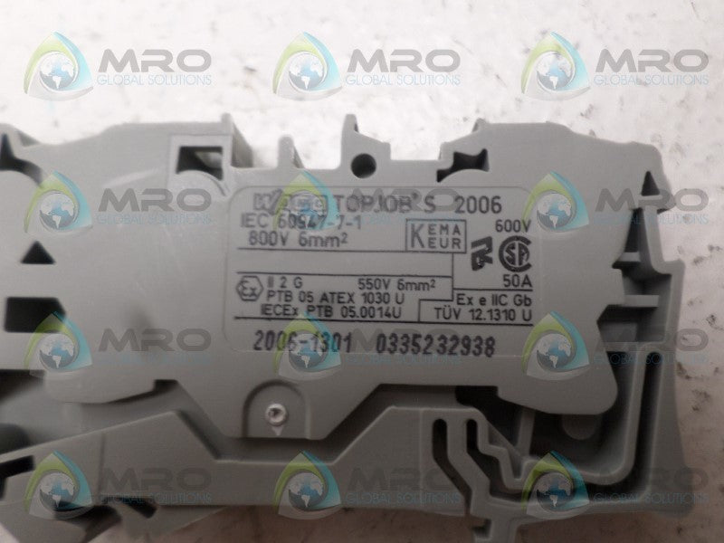 WAGO 2006-1301 TERMINAL BLOCK  NSNP