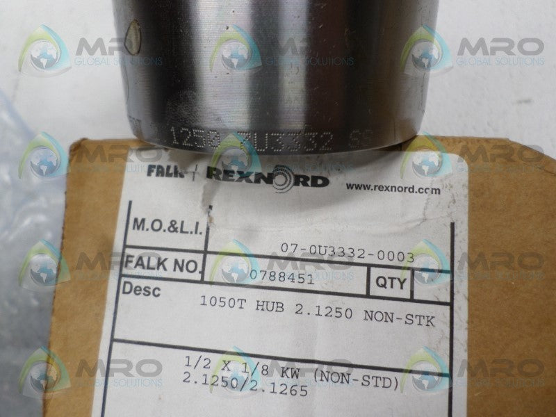 REXNORD 0788451 1050T HUB 2.1250"  NSMP