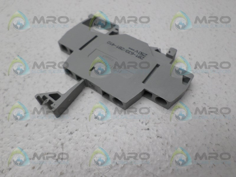 WAGO 281-633/281-410 TERMINAL BLOCK  UNMP