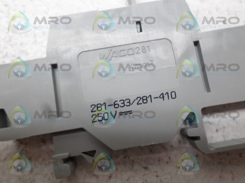 WAGO 281-633/281-410 TERMINAL BLOCK  UNMP