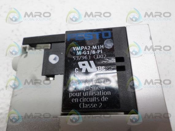 FESTO VMPA2-M1H-M-G1/8-PI SOLENOID VALVE *NEW NO BOX*