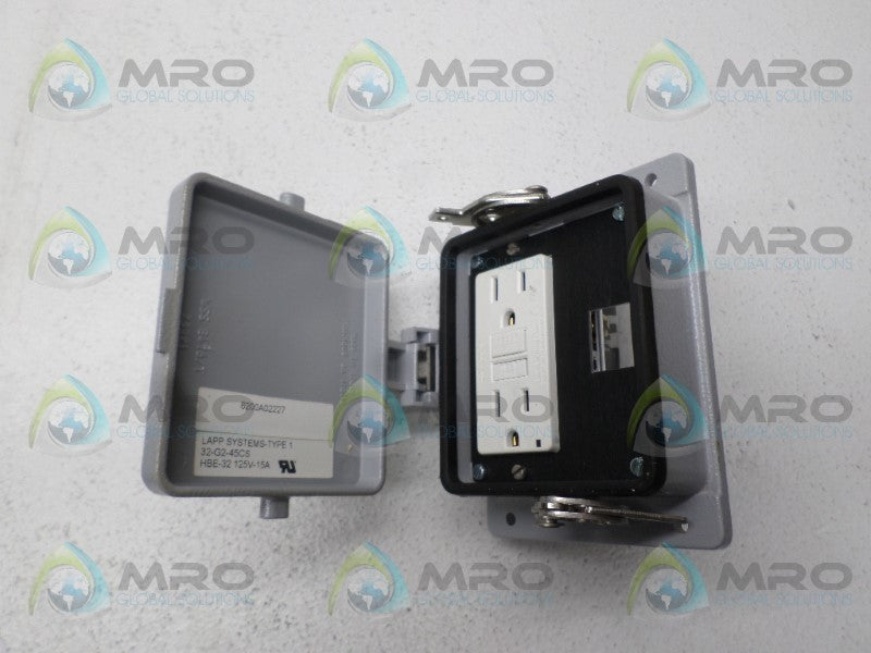 LAPP SYSTEMS 32-G2-45CS HBE-32 RECEPTACLE  NSNP