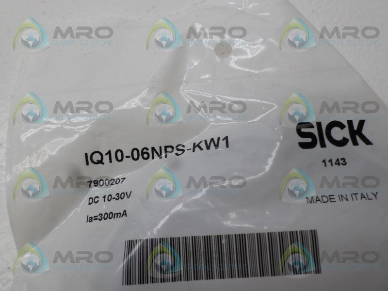 SICK IQ10-06NPS-KW1 PROXIMITY SENSOR *NEW IN FACTORY BAG*