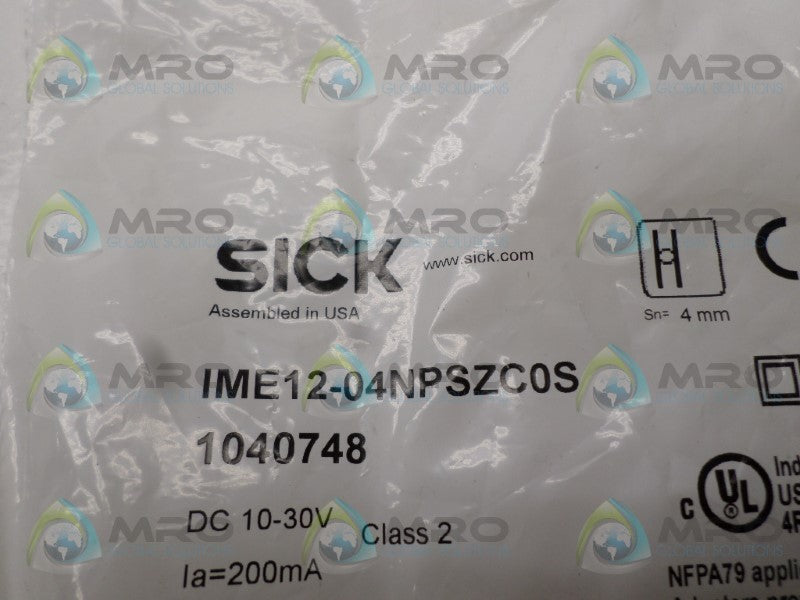 SICK IME12-04NPSZC0S PROXIMITY SENSOR *NEW IN FACTORY BAG*