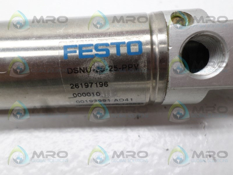FESTO DSNU-25-25-PPV PNEUMATIC CYLINDER UNMP
