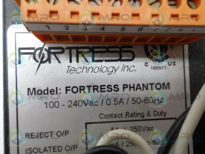 FORTRESS FORTRESS PHANTOM INTERFACE METAL DETECTOR UNMP