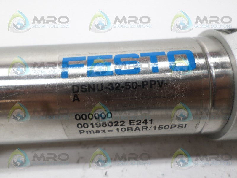 FESTO DSNU-32-50-PPV-A PNEUMATIC CYLINDER *NEW NO BOX*