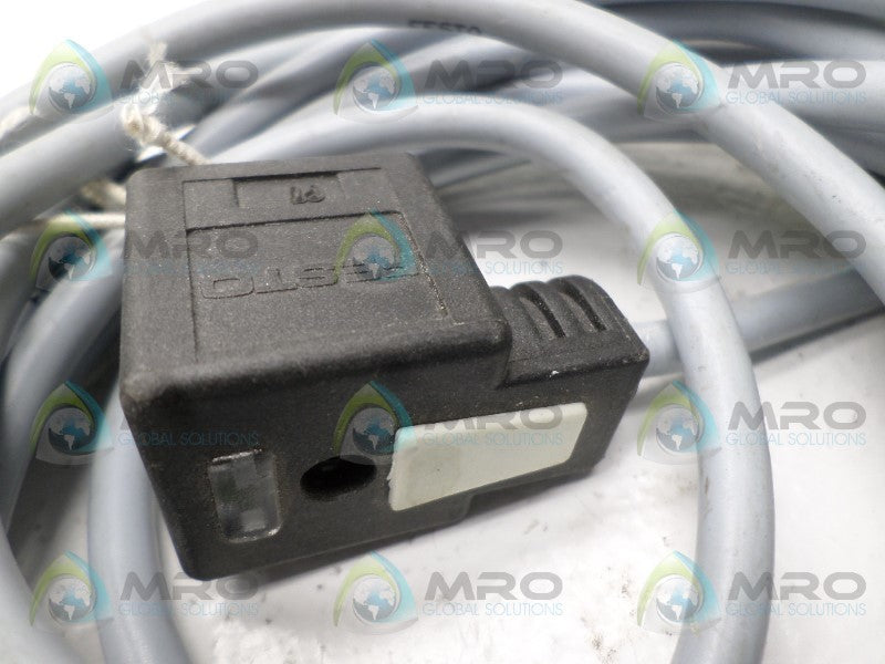 FESTO KMC-1-24-5-LED SOLENOID PLUG SOCKET UNMP