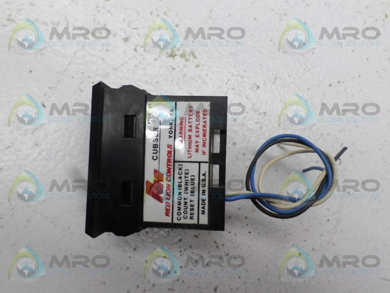 RED LION CONTROLS CUB3LR00 DIGITAL COUNTER *USED*