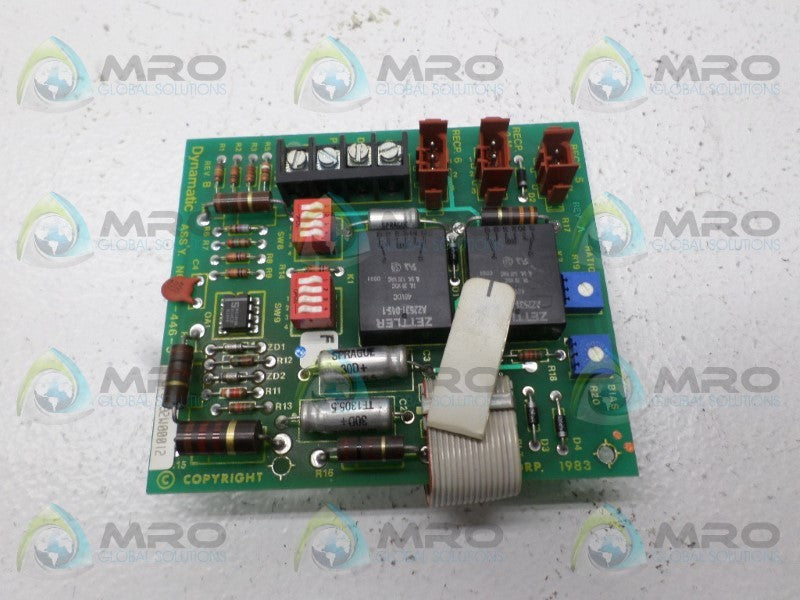 DYNAMATIC 15-446-5 SIGNAL FOLLOWER BOARD  UNMP