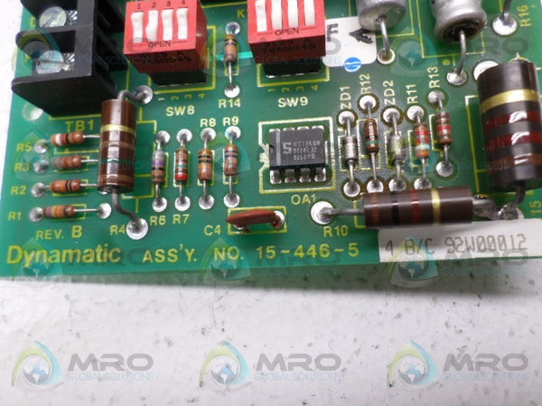 DYNAMATIC 15-446-5 SIGNAL FOLLOWER BOARD  UNMP