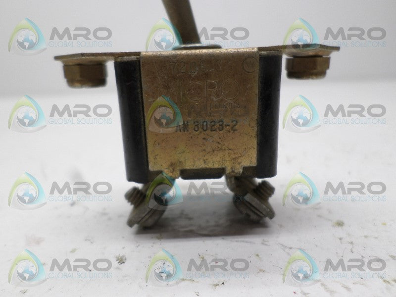 MICROSWITCH AN3023-2 LIMIT SWITCH *USED*