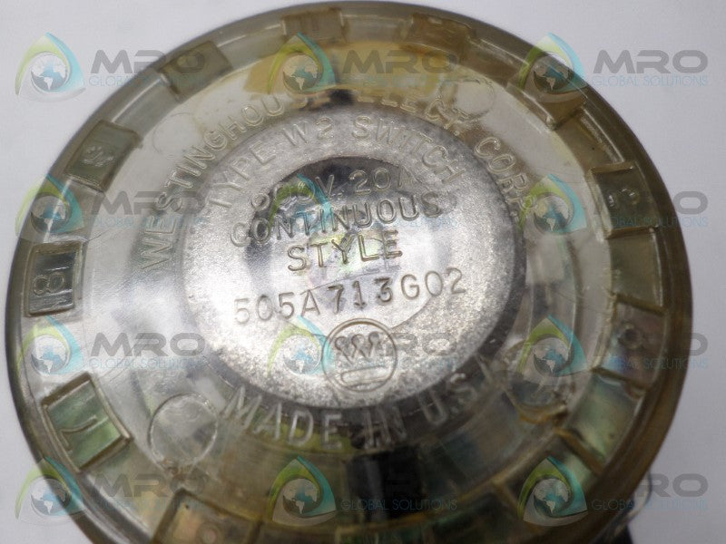 WESTINGHOUSE 505A713G02 ROTARY SWITCH *NEW NO BOX*