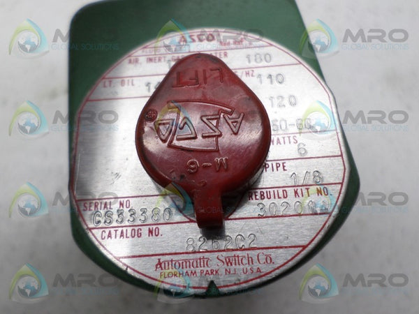 ASCO 8262C2 SOLENOID COIL 110/120V  UNMP