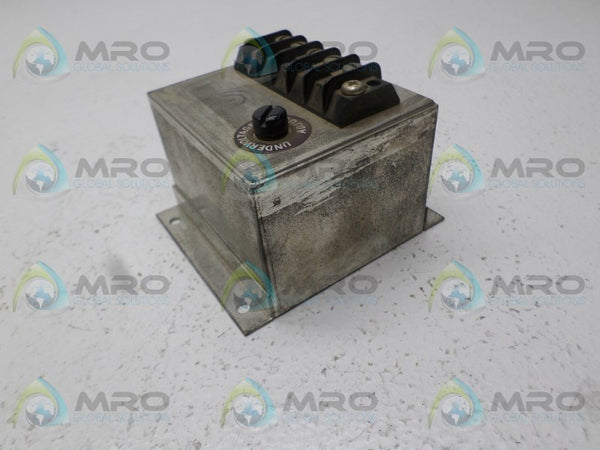 WILMAR 400-24X UNDERVOLTAGE RELAY 120V  UNMP