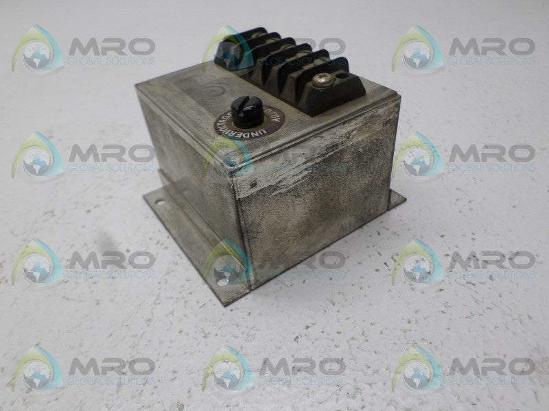 WILMAR 400-24X UNDERVOLTAGE RELAY 120V  UNMP