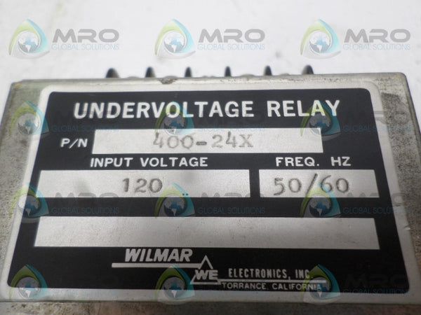 WILMAR 400-24X UNDERVOLTAGE RELAY 120V  UNMP