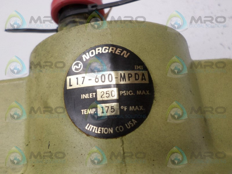 NORGREN L17-600-MPDA REGULATOR *NEW NO BOX*