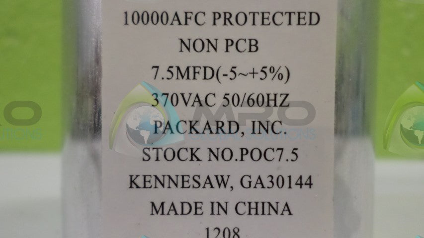 PACKARD INC. POC7.5 CAPACITOR *NEW NO BOX*