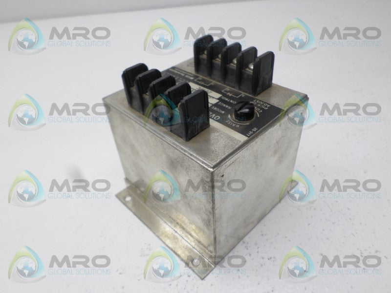 WILMAR WC1-26DC-1 OVERCURRENT RELAY 26VDC *USED*