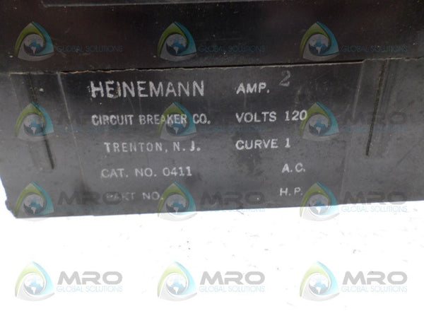 HEINEMANN 0411 CIRCUIT BREAKER 2A  UNMP