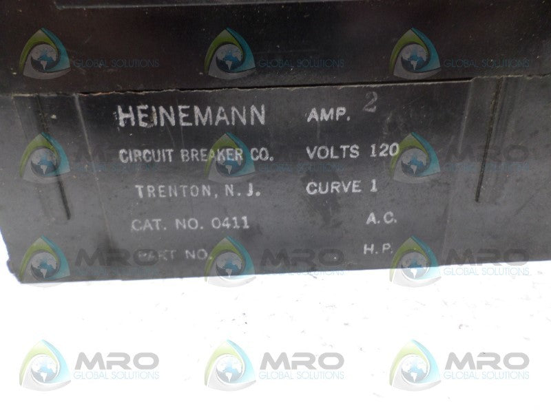 HEINEMANN 0411 CIRCUIT BREAKER 2A  UNMP