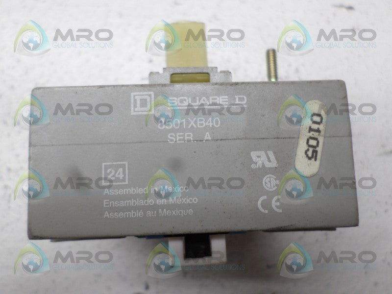 SQUARE D 8501XB40 RELAY (AS-IS)  UNMP