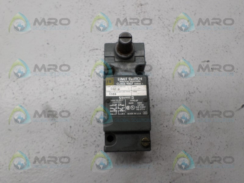 SQUARE D 9007-C68T5 LIMIT SWITCH *USED*