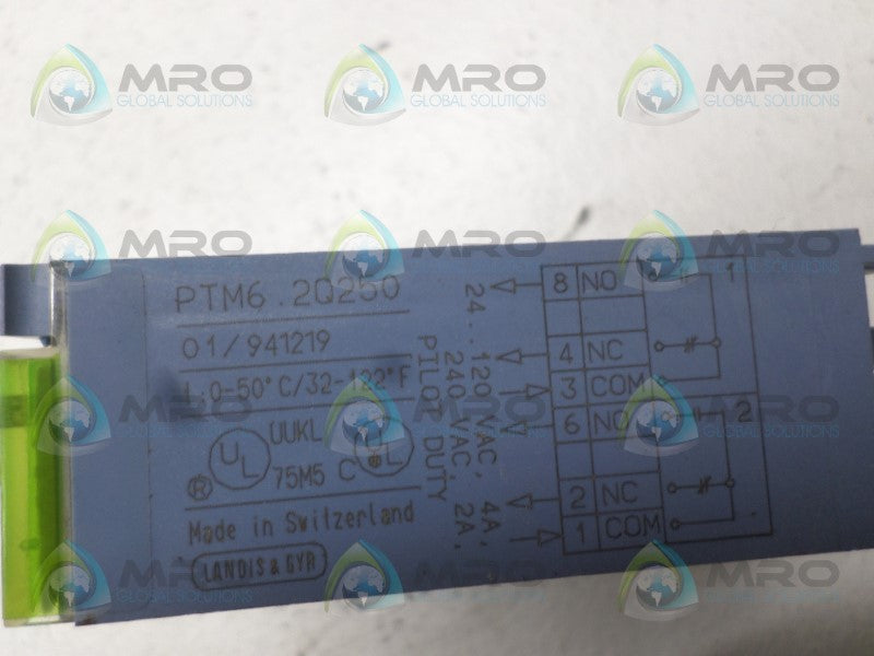 LANDIS & GYR PTM6.2Q250 POINT TERMINATION MODULE *USED*